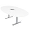 Skutchi Designs 45.25 in W, 84 in L, 29 in H, Engineered Wood Top, White HAR-BOVL-46X84-T-ELEC-XD09 - alternate 1
